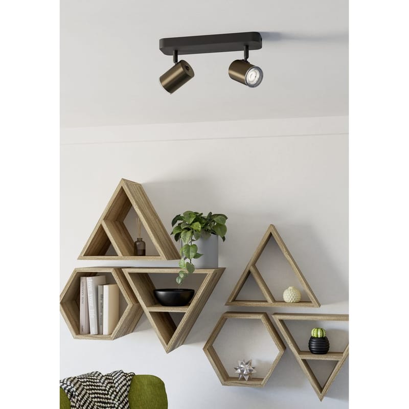 Spotlight Consuma med 2 Lampor - Svart/Bronserad - Belysning & el - Ljuskällor & glödlampor - Spotlight & downlight