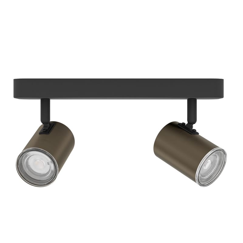 Spotlight Consuma med 2 Lampor - Svart/Bronserad - Belysning & el - Ljuskällor & glödlampor - Spotlight & downlight