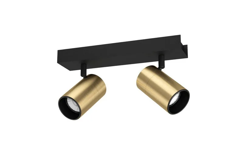 Spotlight Eglo Cumaribo Svart/Mässing 2 Lampor - 2 Lampor - Belysning & el - Ljuskällor & glödlampor - Spotlight & downlight