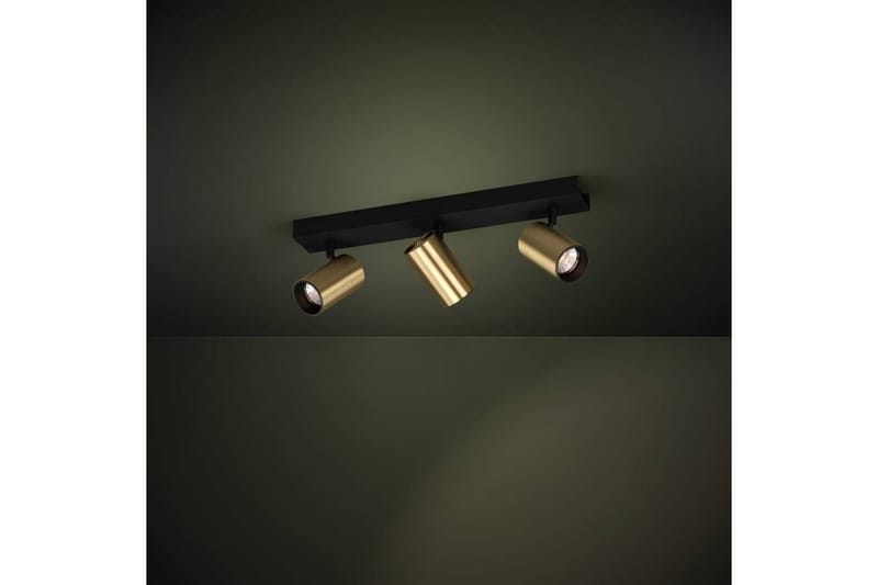 Spotlight Eglo Cumaribo Svart/Mässing 3 Lampor - 3 Lampor - Belysning & el - Ljuskällor & glödlampor - Spotlight & downlight