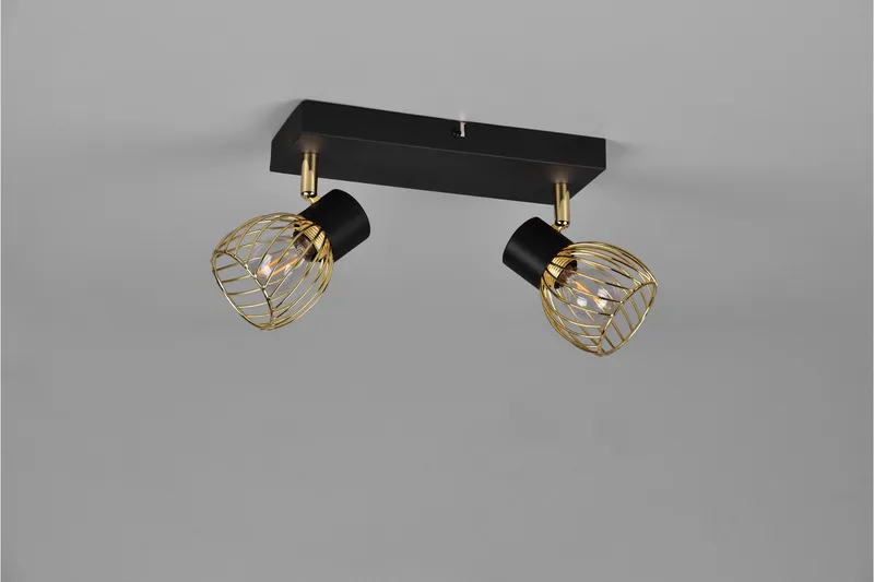 Ardon Spotlight 2L E14 mattsvart/ polerad mässing - Mässing - Belysning & el - Ljuskällor & glödlampor - Spotlight & downlight