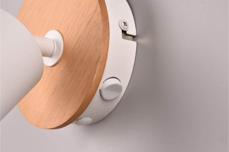 Aruni Spotlight 1L GU10 trä/mattvit - Trä/Matt vit - Belysning & el - Ljuskällor & glödlampor - Spotlight & downlight