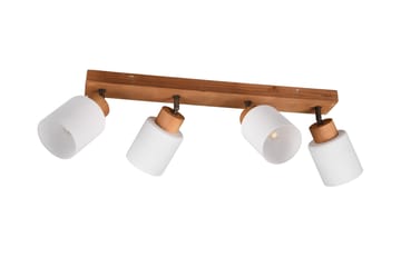 Assam spot 4L E14 trä/ vit - Vit - Belysning & el - Ljuskällor & glödlampor - Spotlight & downlight