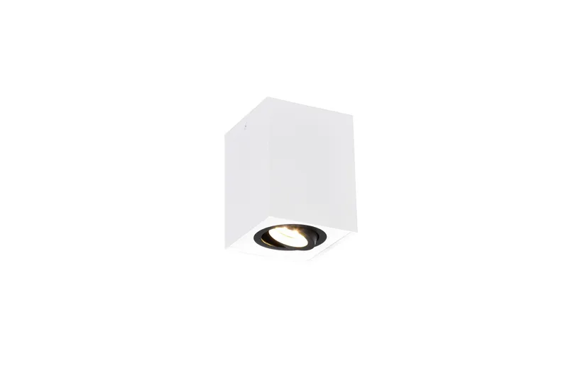 Biscuit Plafond GU10 vit/ svart, Vit/svart