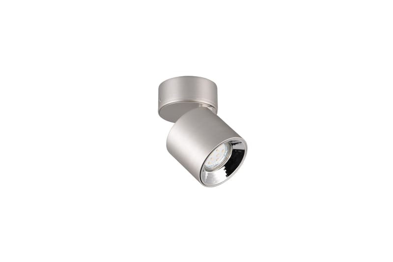Guayana Spotlight 1L GU10 borstad aluminium, Aluminium