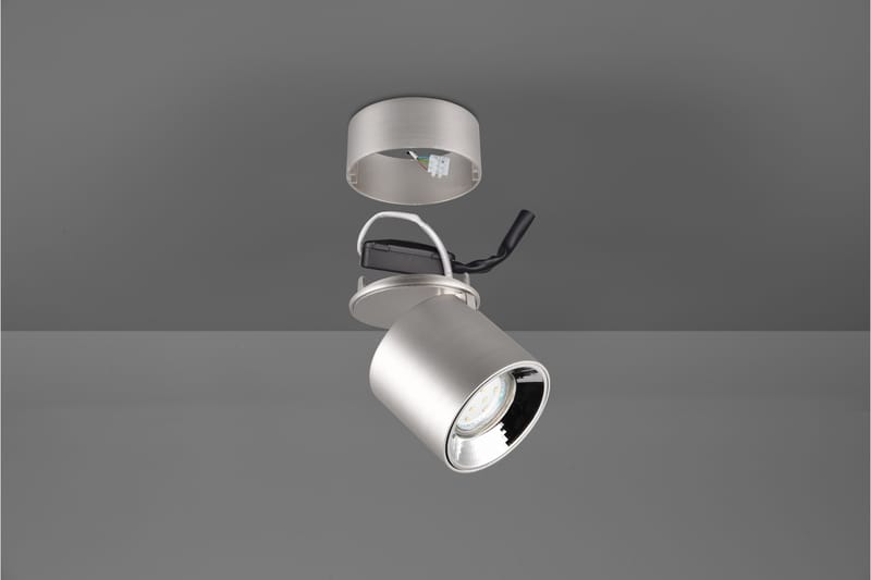 Guayana Spotlight 1L GU10 borstad aluminium - Aluminium - Belysning & el - Ljuskällor & glödlampor - Spotlight & downlight