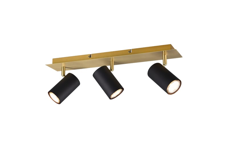 Marley spot 3L GU10 svart/ guld - Svart/Guld - Belysning & el - Ljuskällor & glödlampor - Spotlight & downlight