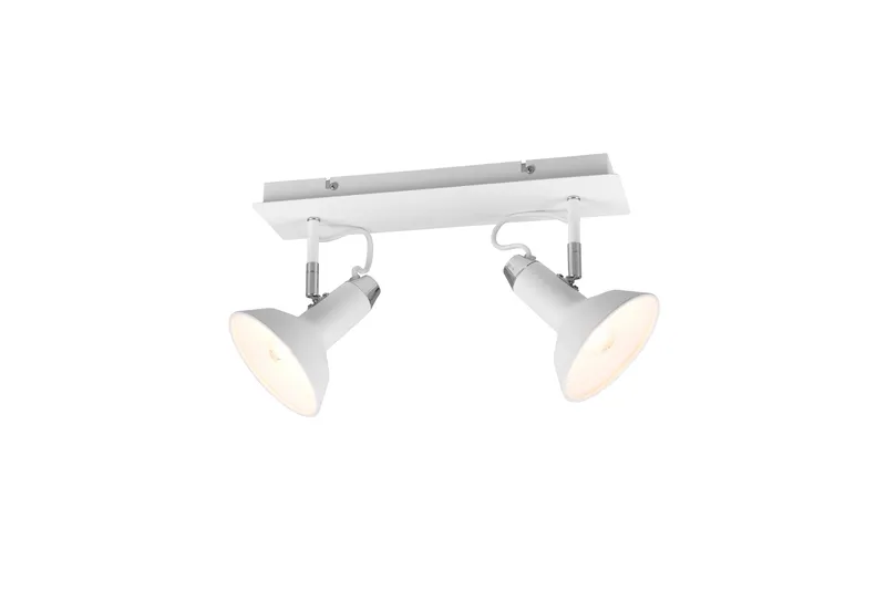 Roxie Spotlight 2-dels E14 Mattvit/Krom, Matt vit/Krom