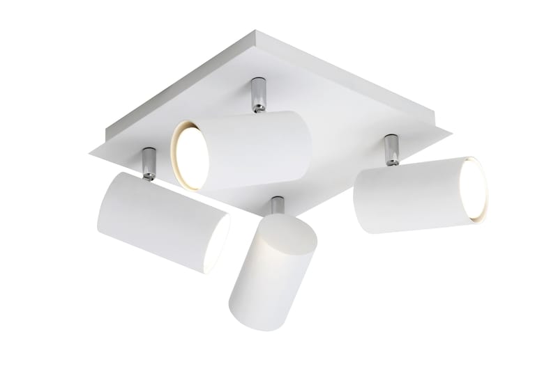 Marley Spotlight fyrkant 4L GU10 vit - Vit - Belysning & el - Ljuskällor & glödlampor - Spotlight & downlight - Takspotlight