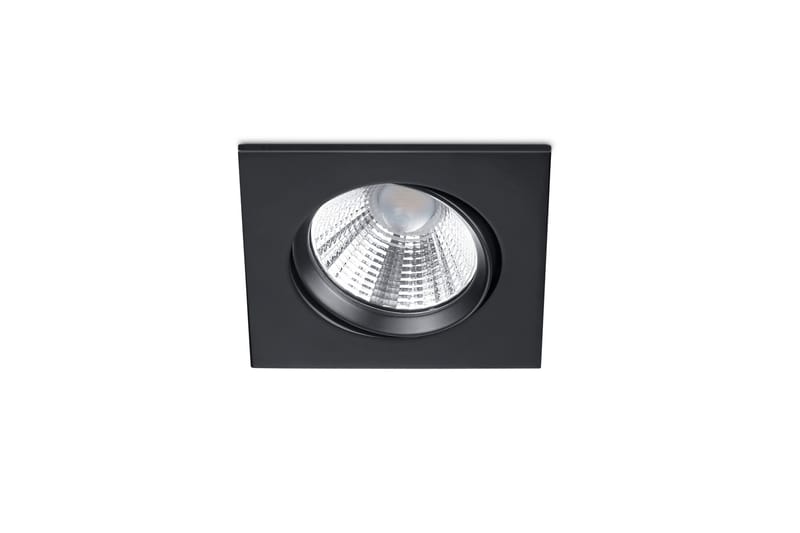 Pamir LED infälld Spotlight mattsvart fyrkant, Matt svart