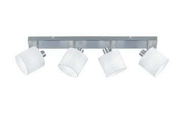 Tommy Spotlight 4L  E14 borstad stål/ vit - Borstad stål/Vit - Belysning & el - Ljuskällor & glödlampor - Spotlight & downlight