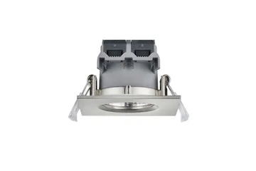 Zagros LED infälld Spotlight IP65 borstad stål fyrkant - Borstad stål/Vit - Belysning & el - Ljuskällor & glödlampor - LED-belysning - LED-spotlight