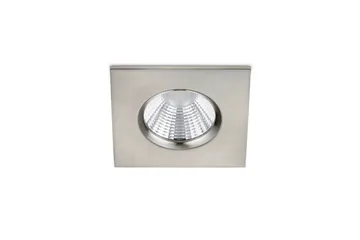 Zagros LED infälld Spotlight IP65 borstad stål fyrkant - Borstad stål/Vit - Belysning & el - Ljuskällor & glödlampor - LED-belysning - LED-spotlight