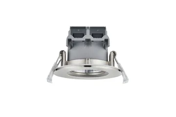 Zagros LED infälld Spotlight IP65 borstad stål rund - Borstad stål/Vit - Belysning & el - Ljuskällor & glödlampor - LED-belysning - LED-spotlight