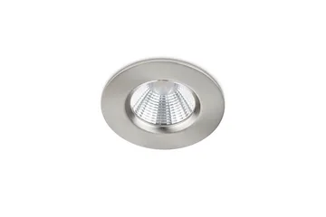 Zagros LED infälld Spotlight IP65 borstad stål rund - Borstad stål/Vit - Belysning & el - Ljuskällor & glödlampor - LED-belysning - LED-spotlight