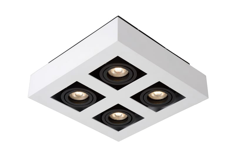Xirax Spotlight 4 Lampor Vit - Lucide - Spotlight & downlight