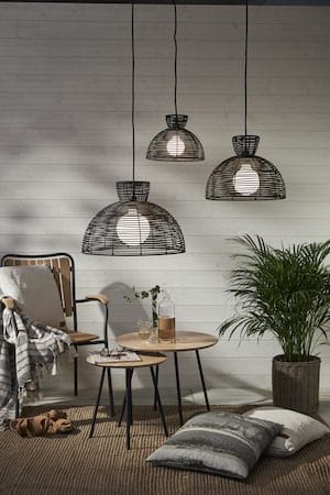 Runde Lampskärm 26 cm - svart - Belysning & el - Belysningstillbehör