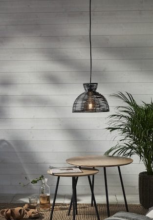 Runde Lampskärm 26 cm - svart - Belysning & el - Belysningstillbehör