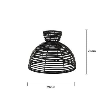 Runde Lampskärm 26 cm - svart - Belysning & el - Belysningstillbehör