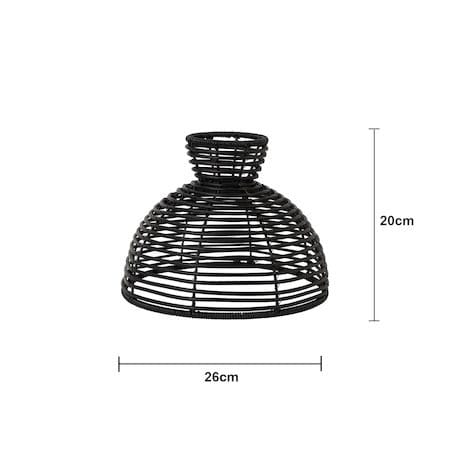 Runde Lampskärm 26 cm - svart - Belysning & el - Belysningstillbehör