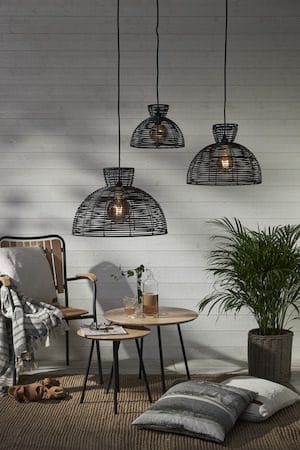 Runde Lampskärm 26 cm - svart - Belysning & el - Belysningstillbehör