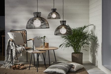 Runde Lampskärm 26 cm - svart - Belysning & el - Belysningstillbehör