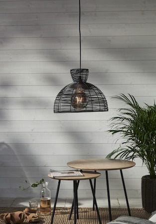 Runde Lampskärm 37.5 cm - svart - Belysning & el - Belysningstillbehör