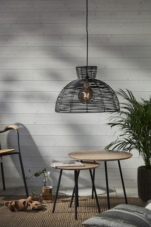 Runde Lampskärm 47 cm - svart - Belysning & el - Belysningstillbehör