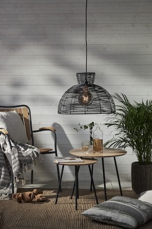 Runde Lampskärm 47 cm - svart - Belysning & el - Belysningstillbehör