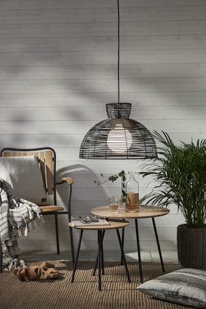 Runde Lampskärm 47 cm - svart - Belysning & el - Belysningstillbehör