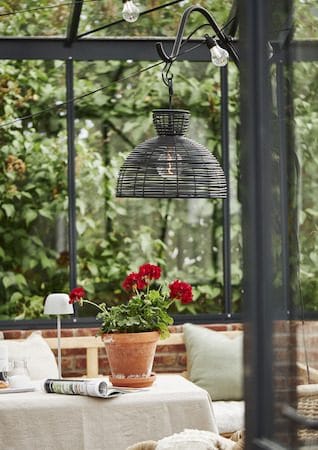 Runde Lampskärm 47 cm - svart - Belysning & el - Belysningstillbehör
