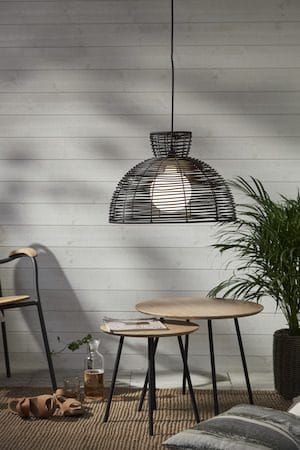Runde Lampskärm 47 cm - svart - Belysning & el - Belysningstillbehör