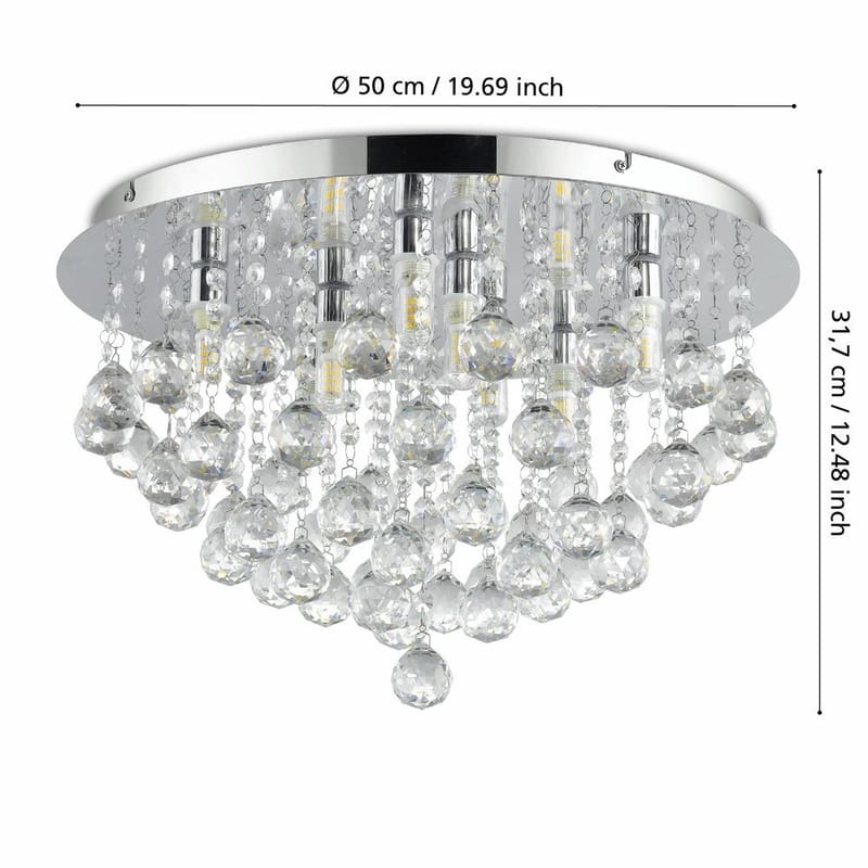 Taklampa Almonte - 500 mm - Belysning & el - Inomhusbelysning & lampor - Taklampa & takbelysning - Plafond