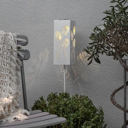 Albaleaf Solcellspinne 90 cm - vit - Belysning & el - Utomhusbelysning - Solcellslampa & solcellsbelysning