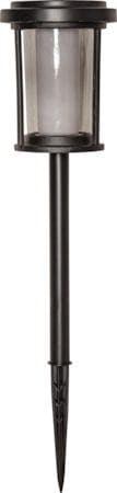 Alippa Solcellspollare 44 cm - svart med rökfärgat glas - Belysning & el - Utomhusbelysning