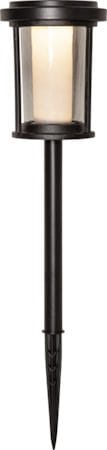 Alippa Solcellspollare 44 cm - svart med rökfärgat glas - Belysning & el - Utomhusbelysning