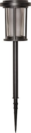 Alippa Solcellspollare 44 cm - svart med rökfärgat glas - Belysning & el - Utomhusbelysning