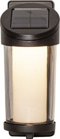 Alippa Solcellsvägglykta 8.5 cm - svart med rökfärgat glas - Belysning & el - Utomhusbelysning - Solcellslampa & solcellsbelysning