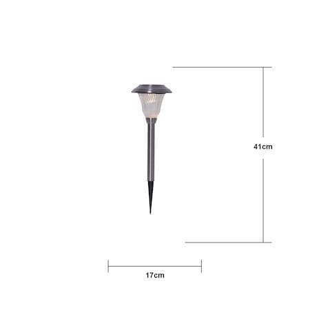 Barcelona Solcellspollare 41 cm - silver - Belysning & el - Utomhusbelysning