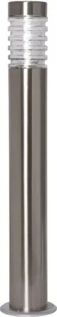 Bologna Solcellspollare 80 cm, silver/klart glas