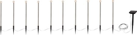 Bubbly 10-pin Solcellsdekoration 270 cm - silver - Belysning & el - Utomhusbelysning - Solcellslampa & solcellsbelysning