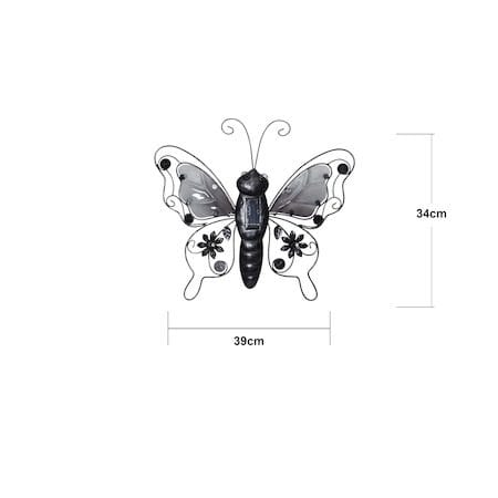 Butterfly Solcellsdekoration 39 cm - svart - Belysning & el - Utomhusbelysning - Solcellslampa & solcellsbelysning