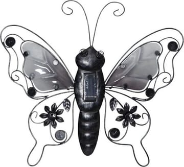 Butterfly Solcellsdekoration 39 cm - svart - Belysning & el - Utomhusbelysning - Solcellslampa & solcellsbelysning