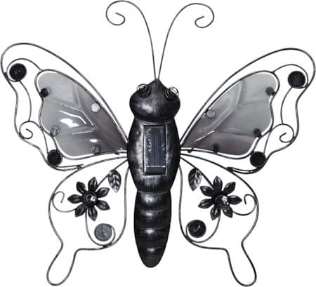 Butterfly Solcellsdekoration 39 cm - svart - Belysning & el - Utomhusbelysning - Solcellslampa & solcellsbelysning