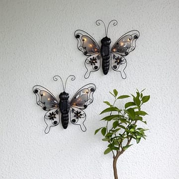 Butterfly Solcellsdekoration 39 cm - svart - Belysning & el - Utomhusbelysning - Solcellslampa & solcellsbelysning