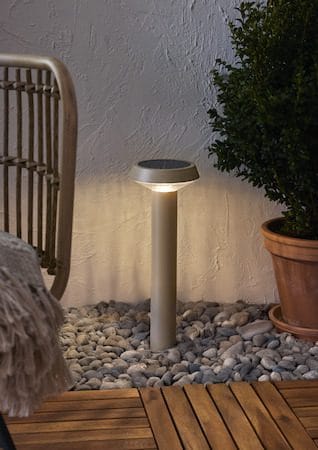 Casa Solcellspollare 45 cm - beige - Belysning & el - Utomhusbelysning