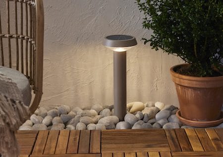 Casa Solcellspollare 45 cm - beige - Belysning & el - Utomhusbelysning
