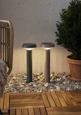 Casa Solcellspollare 45 cm - grön - Belysning & el - Utomhusbelysning