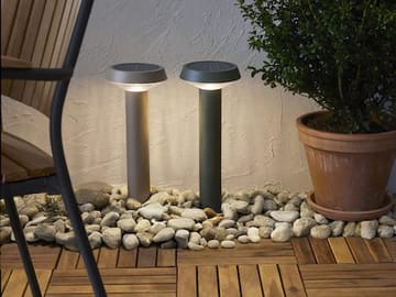 Casa Solcellspollare 45 cm - grön - Belysning & el - Utomhusbelysning