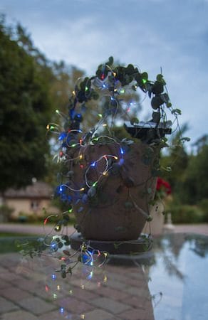 Dew Drop Solcellsslinga 500 cm - silver - Belysning & el - Utomhusbelysning - Solcellslampa & solcellsbelysning